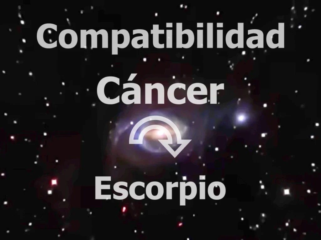 Compatibilidad cáncer escorpio