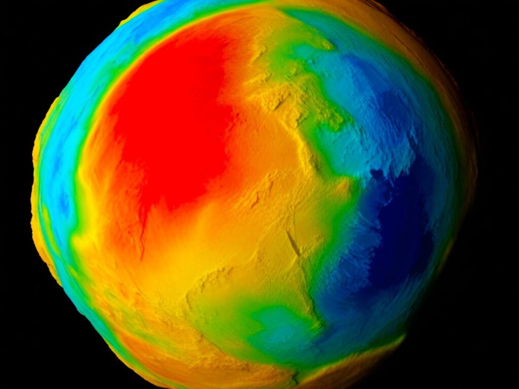 forma geoide de la Tierra