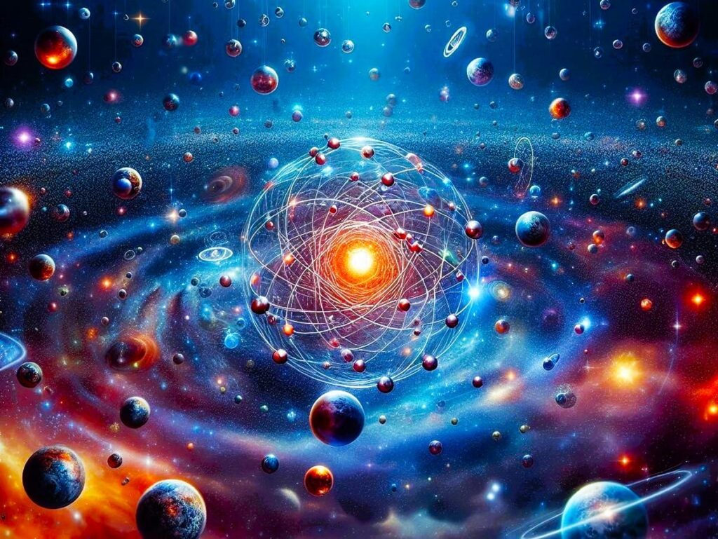 átomos en el universo